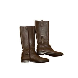 Nine West Nwavonna Brown Riding Boots